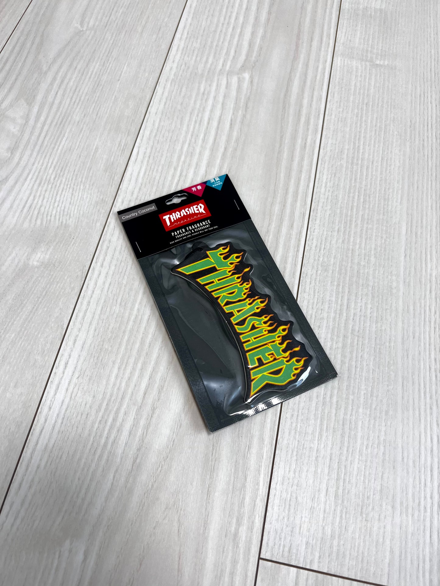 Thrasher flame paper fragrance air freshener natural savon