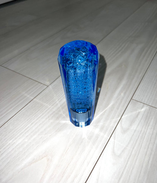 Blue bubble shift knob