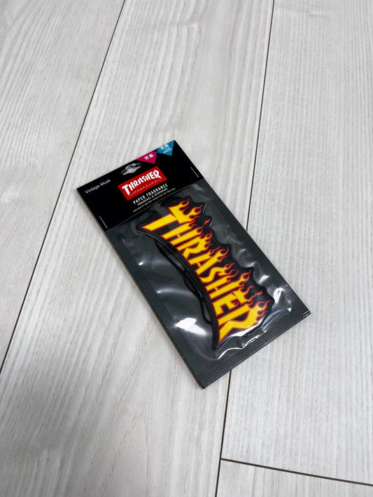 Thrasher flame paper fragrance air freshener vintage musk