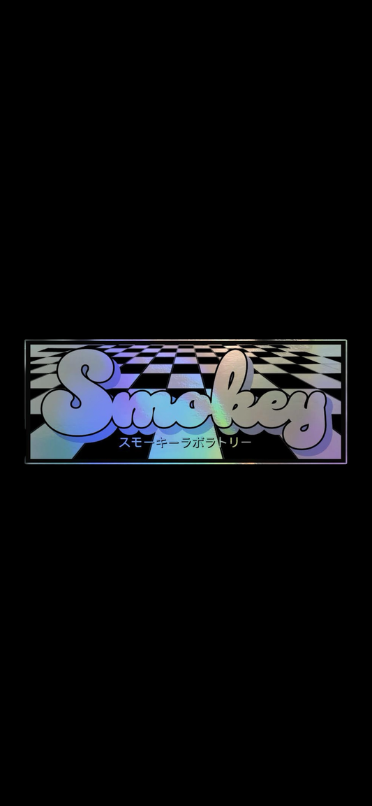 NEW Holographic checkered Smokey sticker