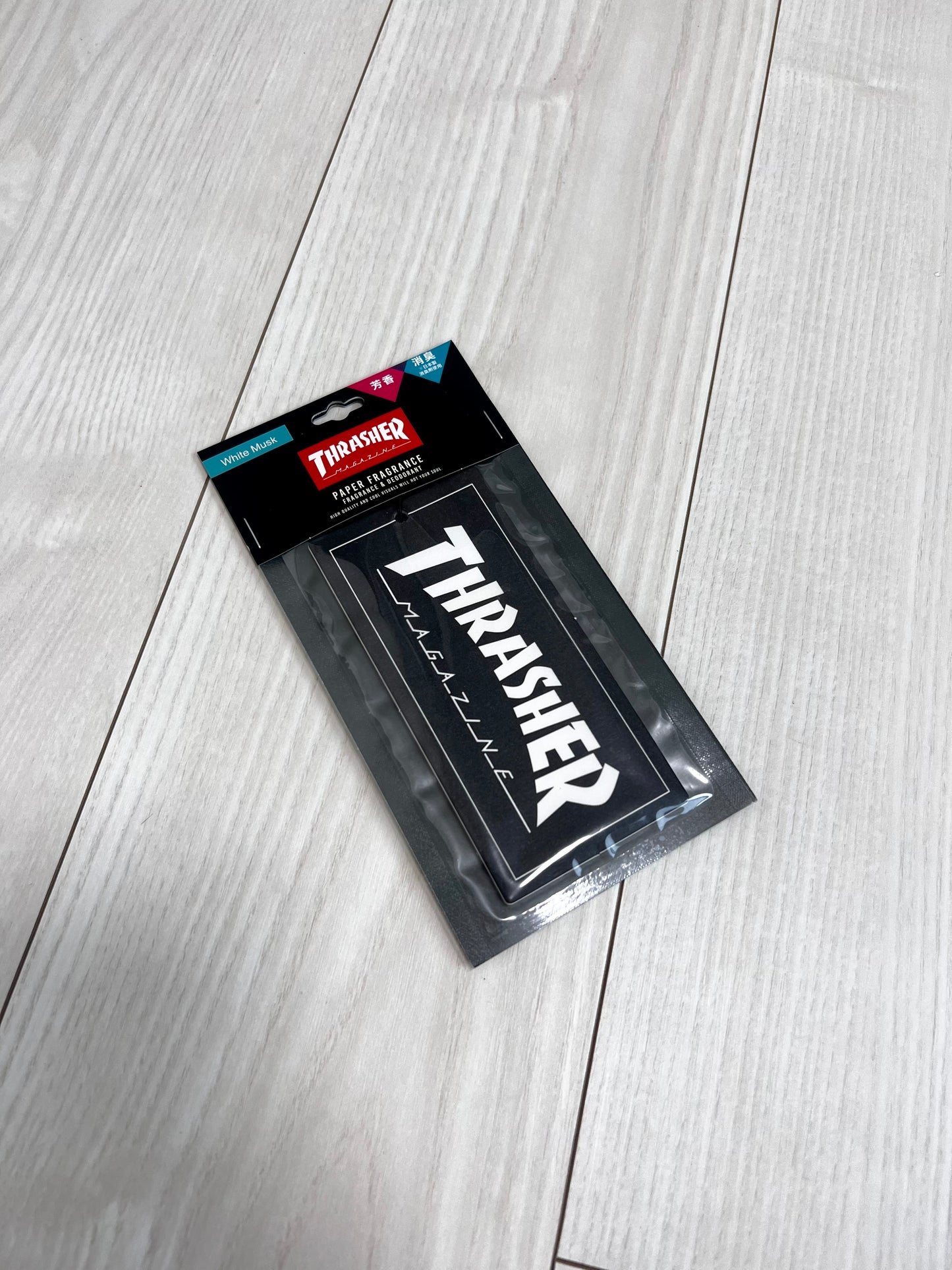 Thrasher paper fragrance air freshener white musk