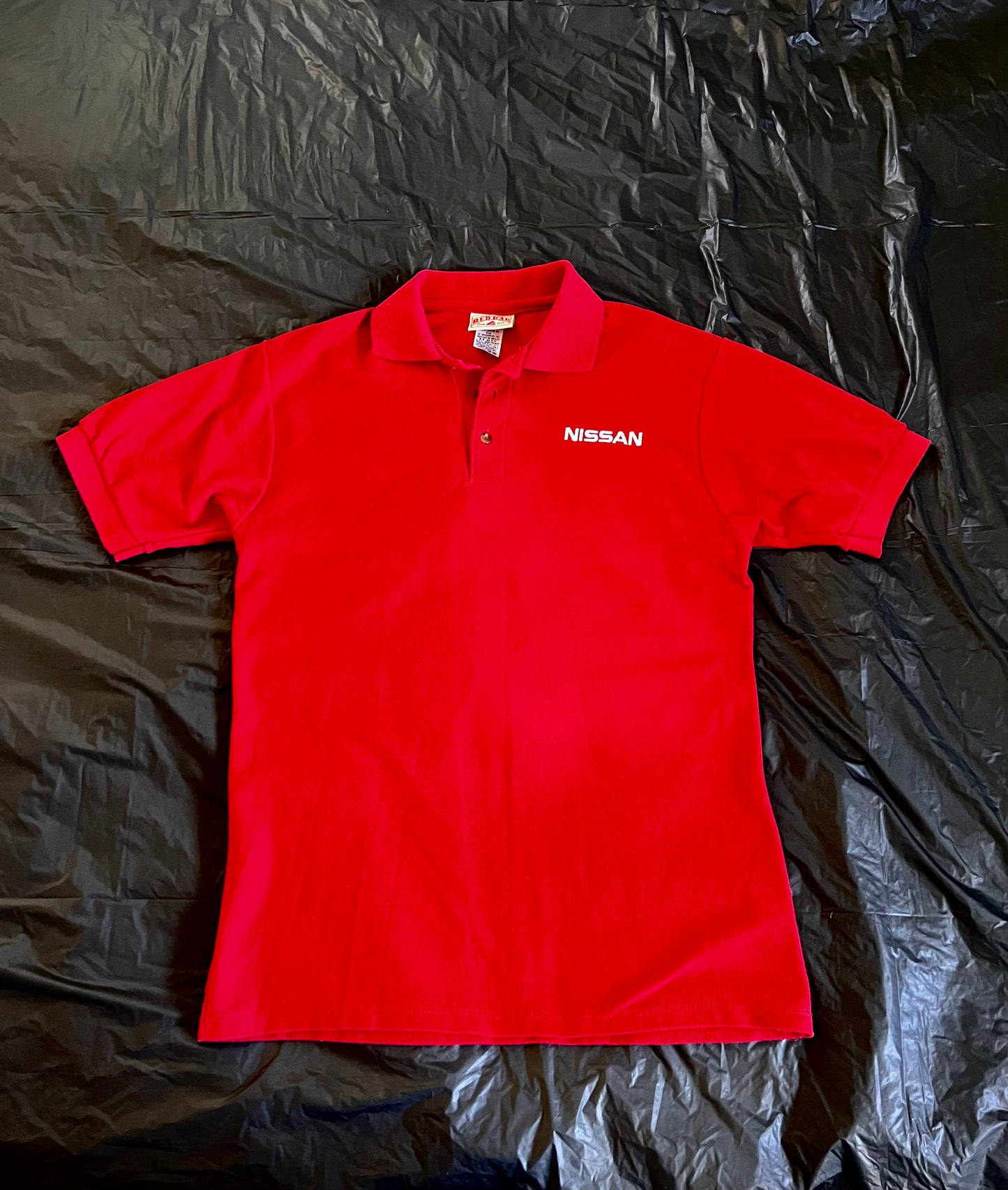 Nissan button up polo shirt