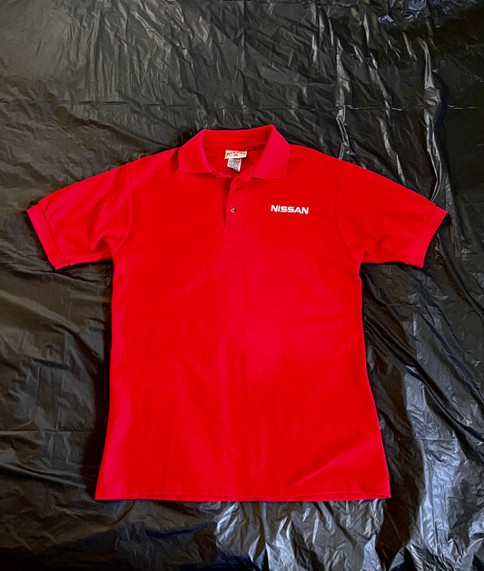 Nissan button up polo shirt