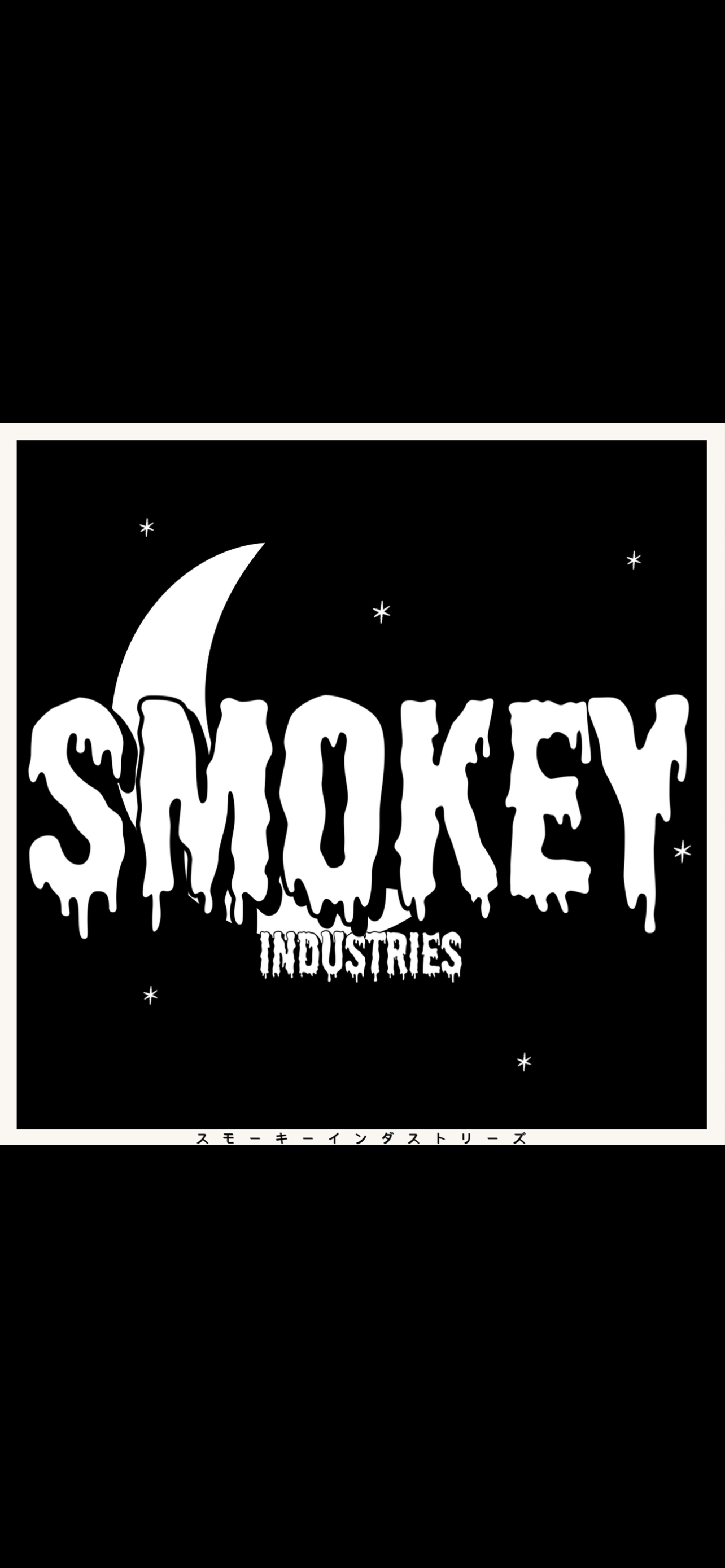 Smokey black moonlight sticker