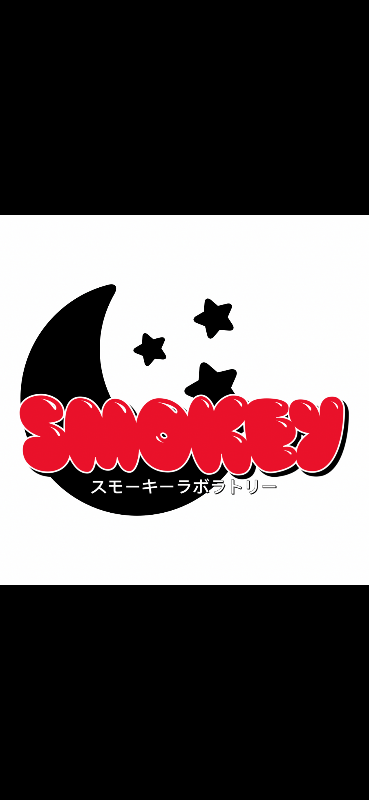 Smokey labo moonlight logo sticker